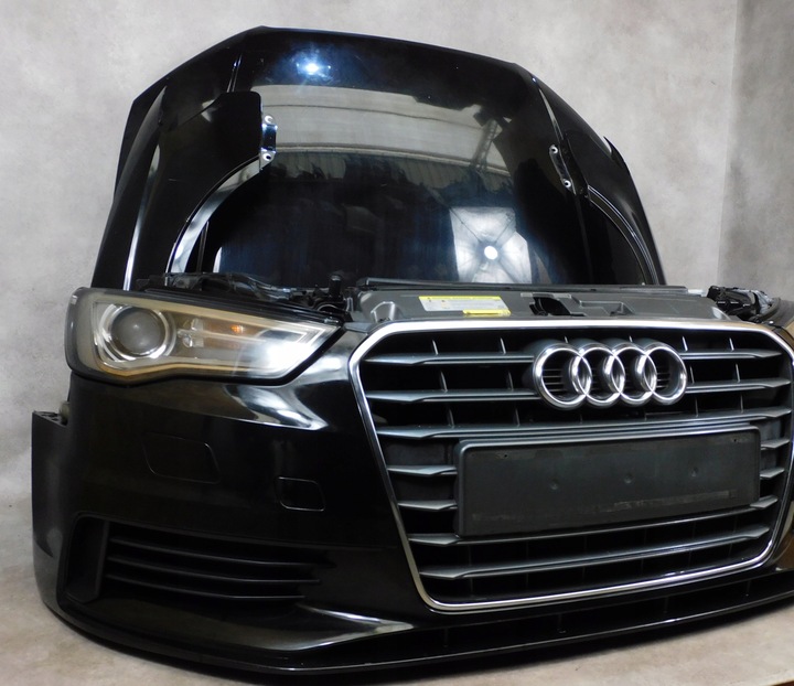 фото №5, Audi a3 8v5 sedan комплектний перед бампер лампи капот pas ксенон чорний