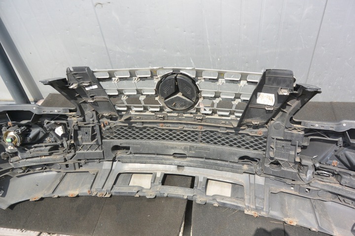фото №15, Mercedes ml w164 бампер решітка радіатора перед рестайлінг 197 kpl pdc