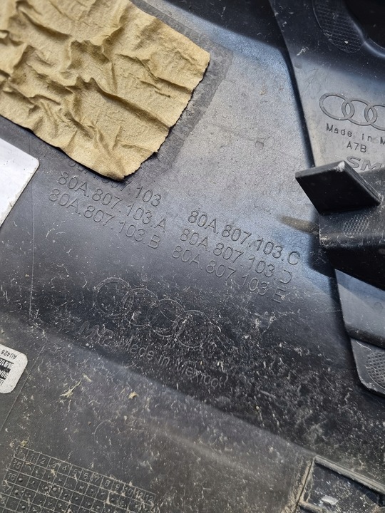 фото №14, Audi q5 2 ii 80a бампер перед переднє звичайний