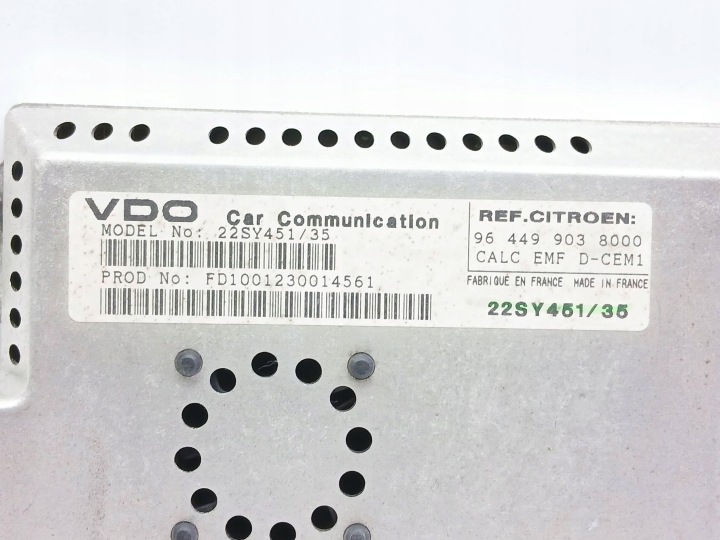 фото №7, Другие электронные блоки управления citroen c5 964499038000