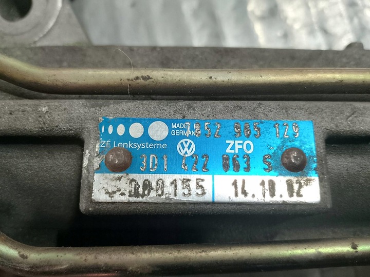 фото №8, Рейка рульового управління трансмісія кермо vw phaeton 3d1422063s 3.0 tdi