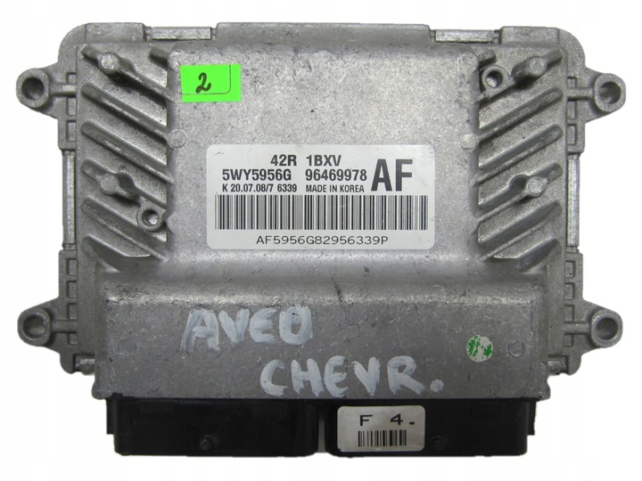 фото №1, Chevrolet aveo 1.2 компьютер блок управления 96469978 af