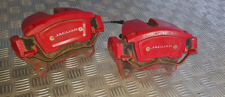 фото №8, Jaguar xf x260 3.0 sc зажимы диски тормозные 350mm красный комплект супер