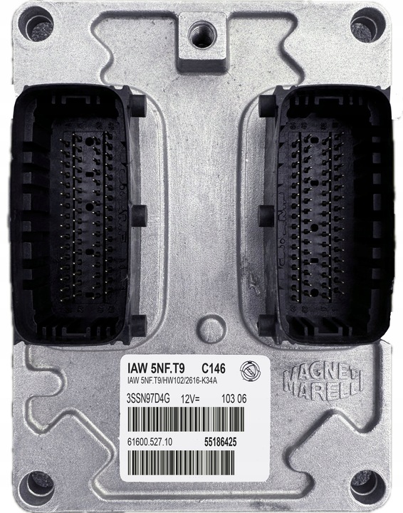 фото №1, Блок керування fiat stilo 1.6 iaw5nf.t9 55186425 програмування