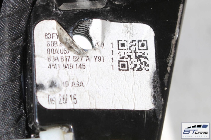 фото №7, Audi q5 дзеркало двері ліві 8pin ly9t 80a контактів кабелі провід