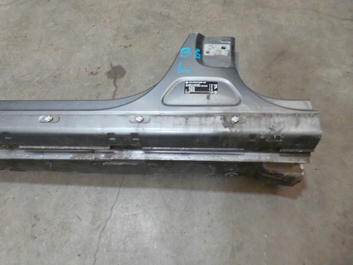 фото №3, Стійка поріг лівий vw passat b6 3c сірий la7t