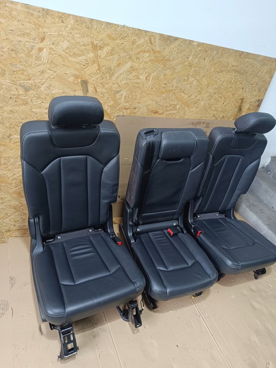 фото №12, Сиденья комплект s-line кожа audi q7 4m 7 ось