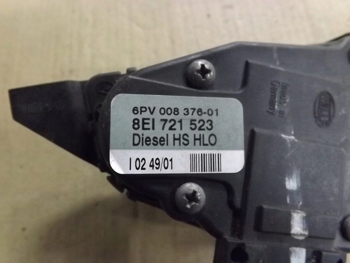 фото №8, Audi a4 b6 потенціометр педаль газу 8ei721523