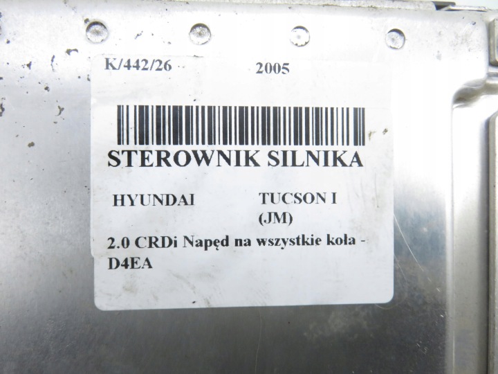 фото №5, Блок управления  hyundai tucson i 2.0 crdi 3910427300 0281011694