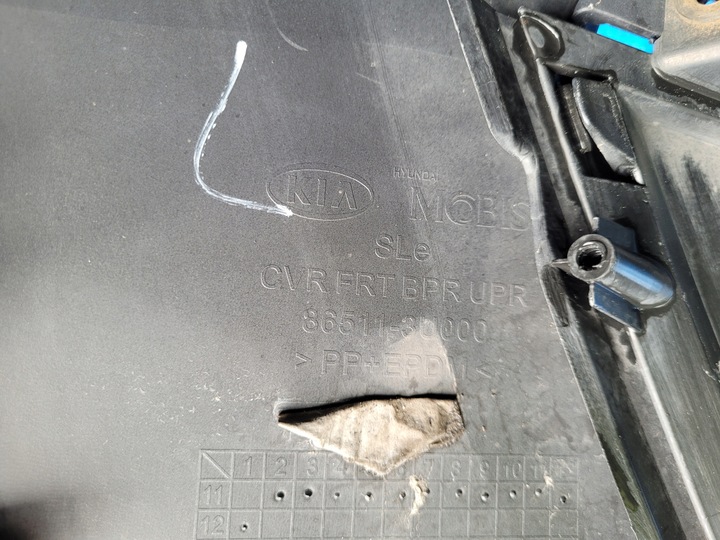 фото №14, Kia sportage iii | бампер перед переднее 86511-3u000 | 0959