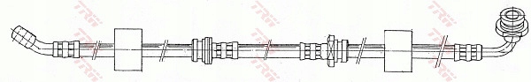 фото №2, Шланг гальмівний гнучкий trw phd172 5155060a30