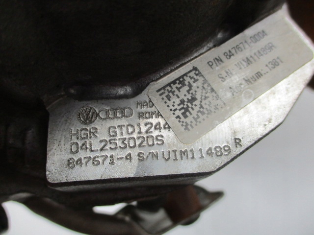 фото №10, Vw audi golf q2 1.6 tdi турбонагнітач 04l253020s 847671-0004 54 tyś.km