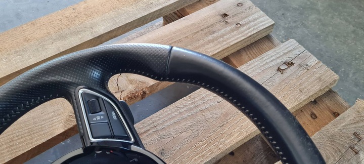 фото №13, A4 b8 рестайлінг кермо шкіра шкіряний пелюстки зрізана sline 8k0419091cp a5 8t