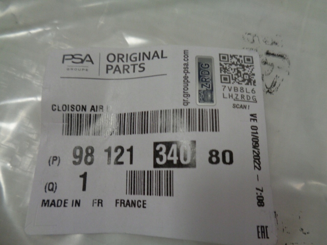 фото №13, Proace traveller кермо повітря права нова