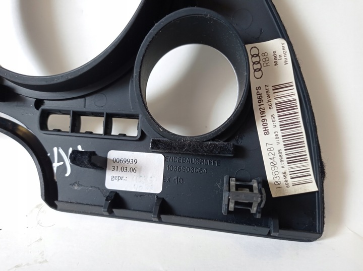 фото №7, Рамка спідометра audi a4 b7 cabrio 8h09192196ps