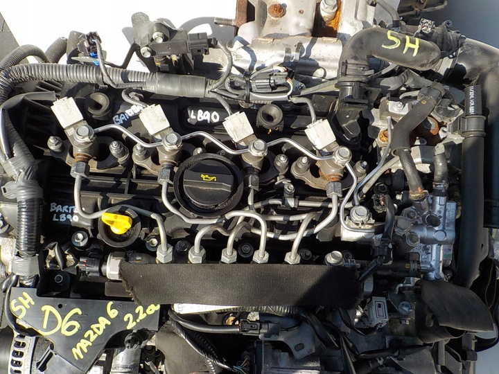 фото №13, Mazda iii 6 gj 14r 2.2 d skyactiv 150km двигатель sh комплектный