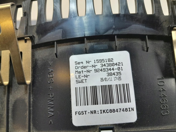 фото №6, Bmw 5 f10 f11 2.0d панель приборов 9249344