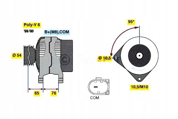 фото №1, Bosch генератор [bosch]