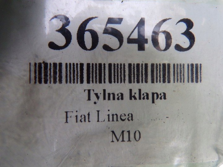 фото №16, Fiat linea задняя крышка багажника лак 293