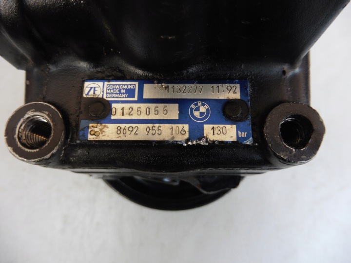 фото №6, Насос гидроусилитель 1132277 bmw e32 730 735 750 m30 130 бар уровень