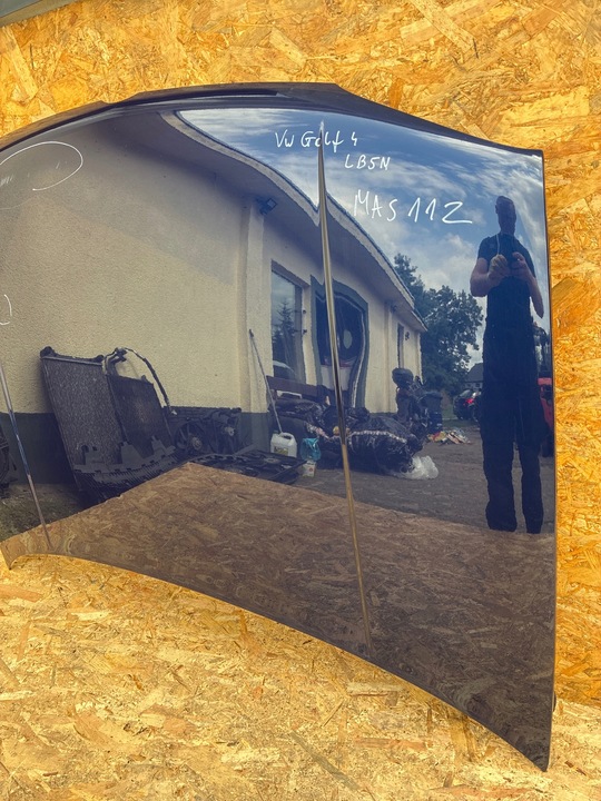 фото №9, Vw golf 4 iv код lak. lb5n капот крышка двигателя