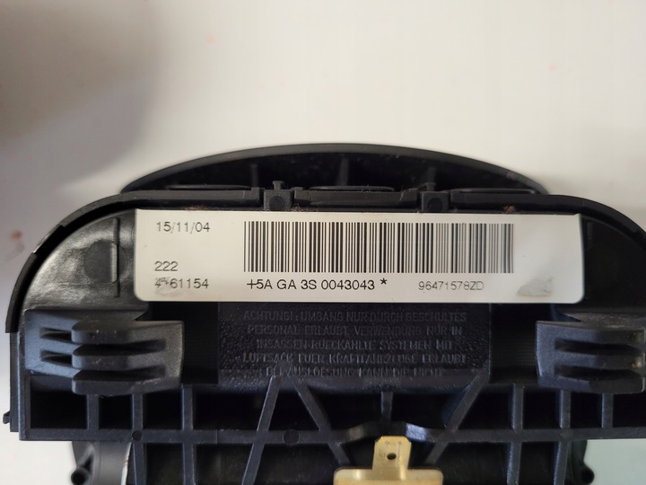 фото №7, Руль подушка подушка безопасности citroen c4 i hb