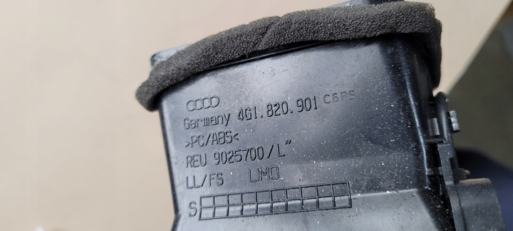 фото №8, S7 4g a7 решётка воздуховод консоли левая 4g1820901 s6 c7 a6