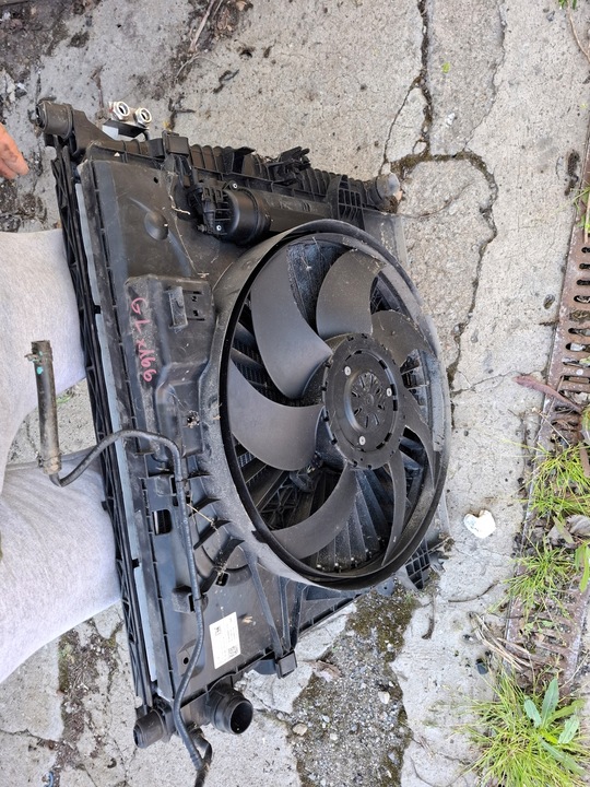 фото №5, Mercedes w166 x166 gle ml комплект радіатор вода кондиціонер вентилятор вентилятор