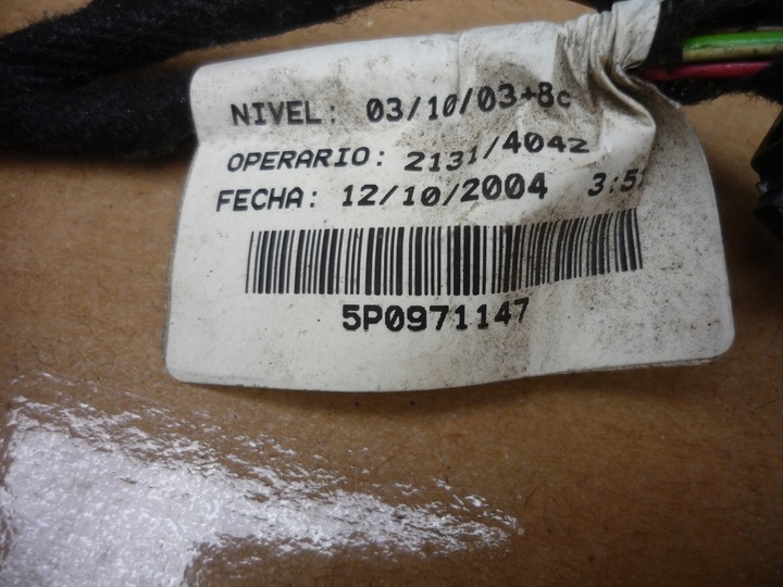 фото №13, Жгут крышки багажника зад seat altea 5p0971147 5p0971145