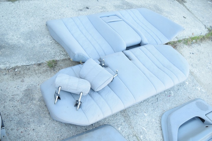 фото №6, Mercedes w210 оббивка сидіння сидіння eu сірий комплект sedan