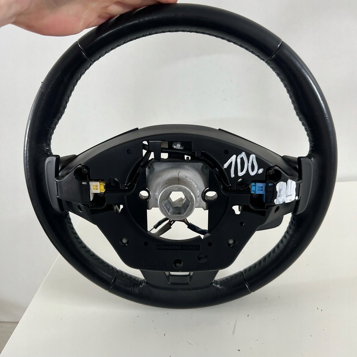 фото №8, Mazda 6 gj рестайлинг руль кожа лепестки мультифункция k3887