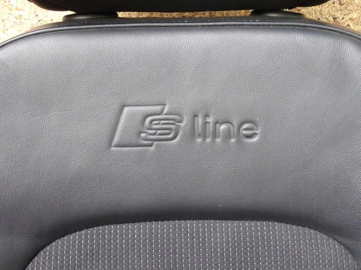 фото №6, Audi q3 8u s-line 11-18 оббивка сидіння шкіра подушка безпеки диван задня комплект