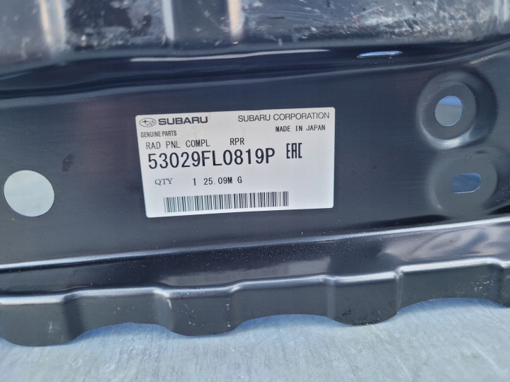 фото №8, Subaru xv 2017- 17- передняя панель усилитель лобовое 53029fl0819p