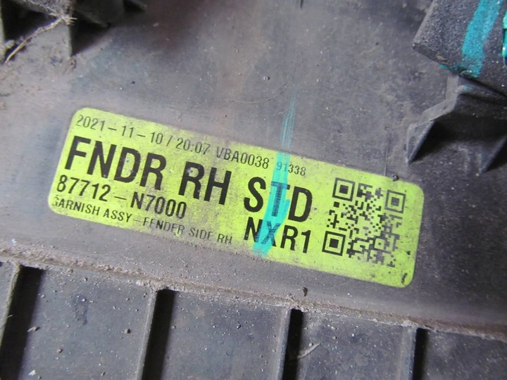 фото №9, Hyundai tucson iv 20-24 планка накладка крила праві перед передня c410