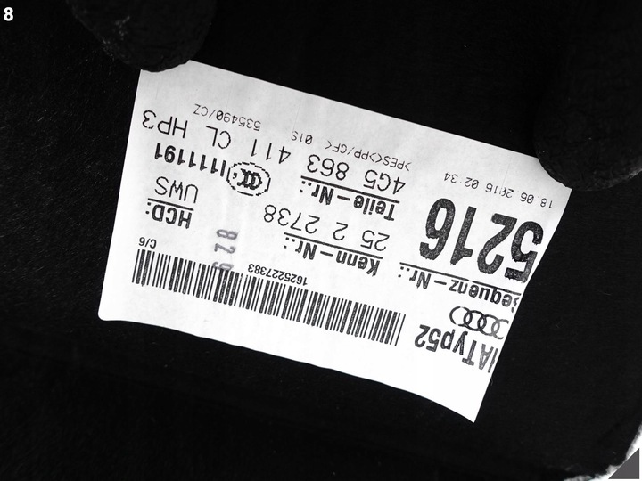 фото №9, Audi a6 s6 c7 4g0 4g5 рестайлінг 14-18 лімузин sedan задня полиця багажника hp3