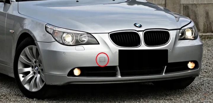 фото №11, Bmw seria 5 e60 e61 стандарт 2004-2007 заглушка фаркоп перед оригинал
