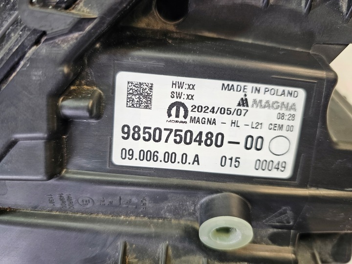 фото №16, Фара lancia ypsilon iv 4 24 - права перед передня європа 9850750480 org