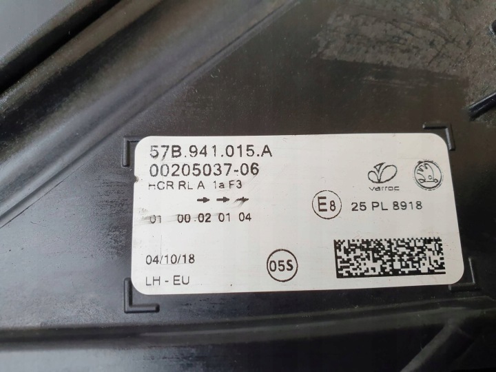 фото №6, Skoda karoq 57b фара левая перед 57b941016 a оригинал