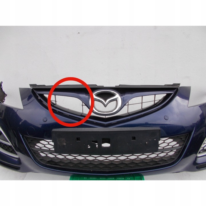 фото №6, Mazda 6 gh рестайлинг 2010 - 2012 бампер переднее перед омыватель pdc ксенон