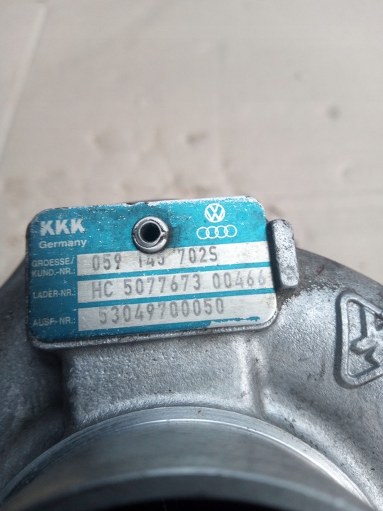 фото №8, Audi a4 b7 a6 a8 vw турбина турбонагнетатель 3,0 tdi bkn asb 059145702s 3-4