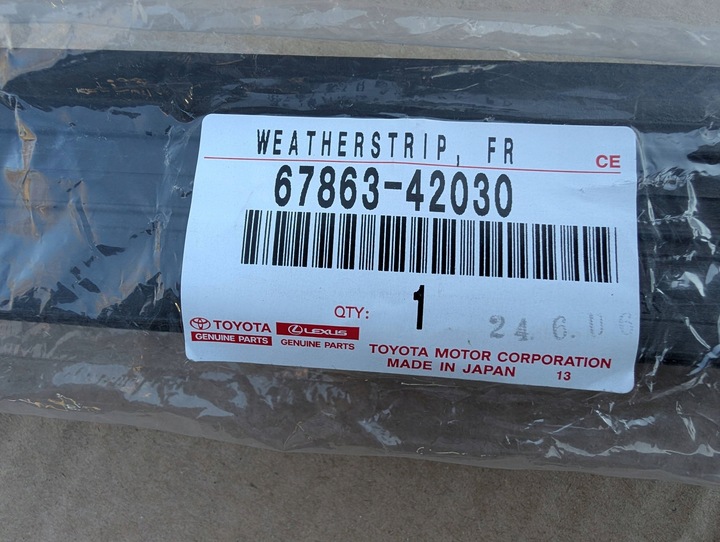 фото №6, Toyota rav4 iv 12-19 прокладка порога права нова