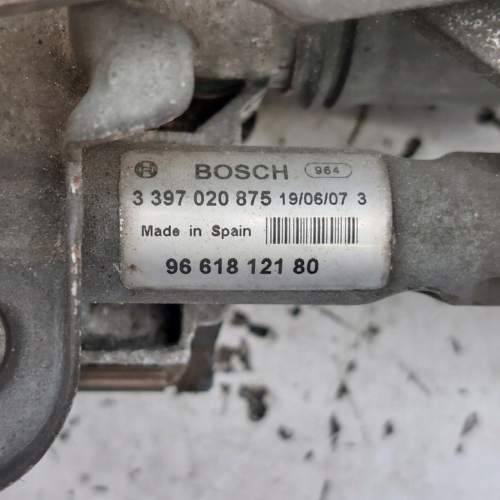фото №6, Peugeot 407 механізм двірники лівий перед bosch 9661812180 3397020875