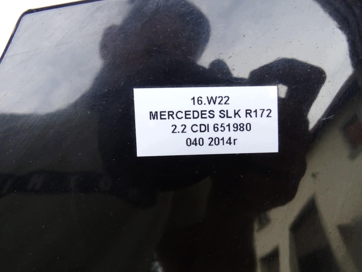 фото №14, Молдинг пороговая накладка левая лак 040 mercedes slk r172 w172 amg чёрная