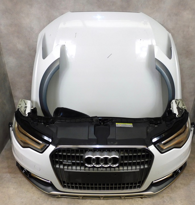 фото №11, Audi a6 c7 4g allroad комплектный перед бампер лампы капот pas полный le радар