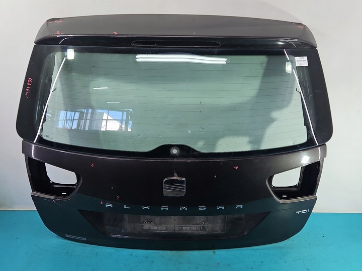 фото №3, Кришка скло багажника зад seat alhambra ii 7n 10-20 коричневий lb8r