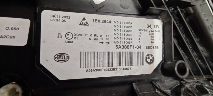 фото №15, Лампи ліва права перед bmw m5 f90 lci 5 g30 g31 lci рестайлінг laser тінь