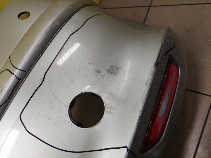 фото №13, Opel astra h gtc бампер задній  z157