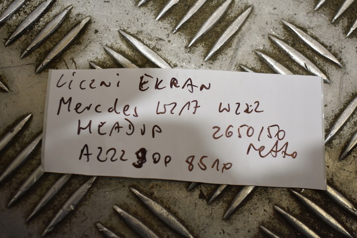 фото №7, Спідометр  екран mercedes w217 w222 1