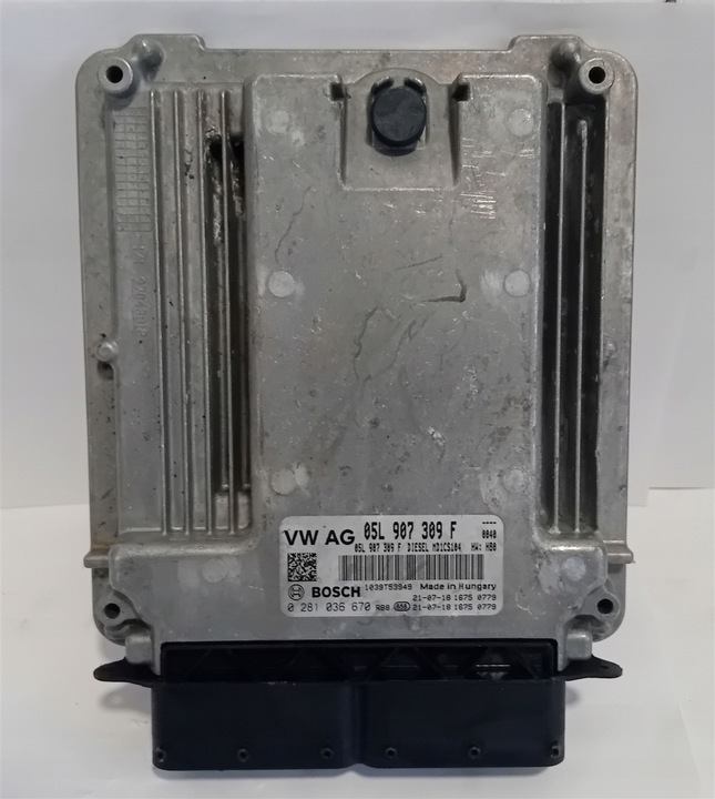 фото №1, Комп'ютер блок керування двигуна vw transporter t6 2.0 tdi 0281036670 05l907309f