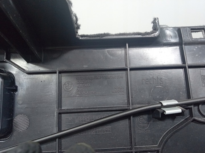 фото №5, Bmw 5 f11 touring оббивка багажника права боковина 9168496